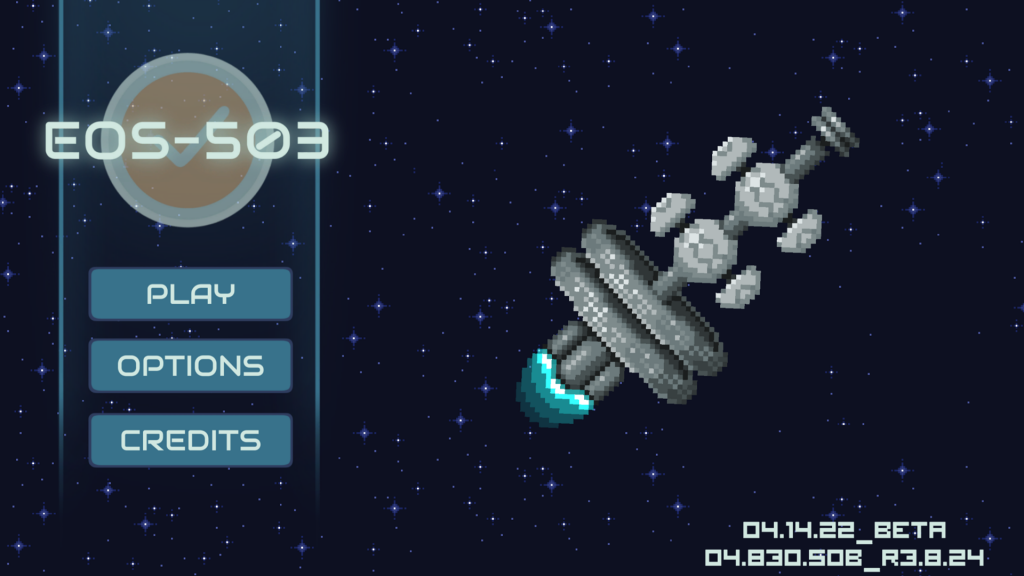 EOS-503 Game Title Screen