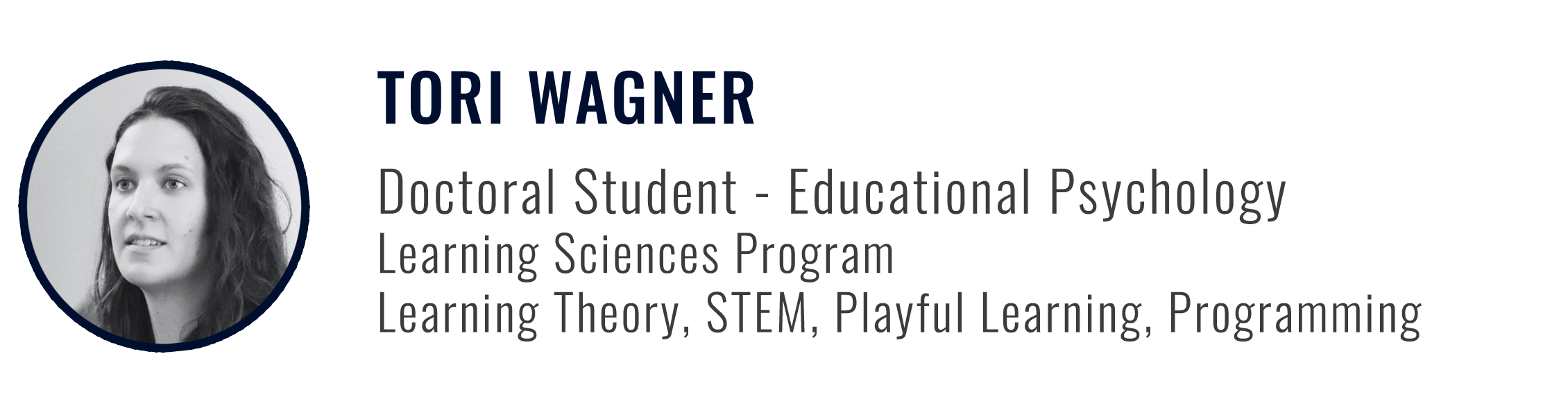 Tori Wagner - Doctoral Student